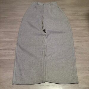 26x30 Beige Baggy Wide Leg Wool Dress Pants Y2K Grunge Vintage